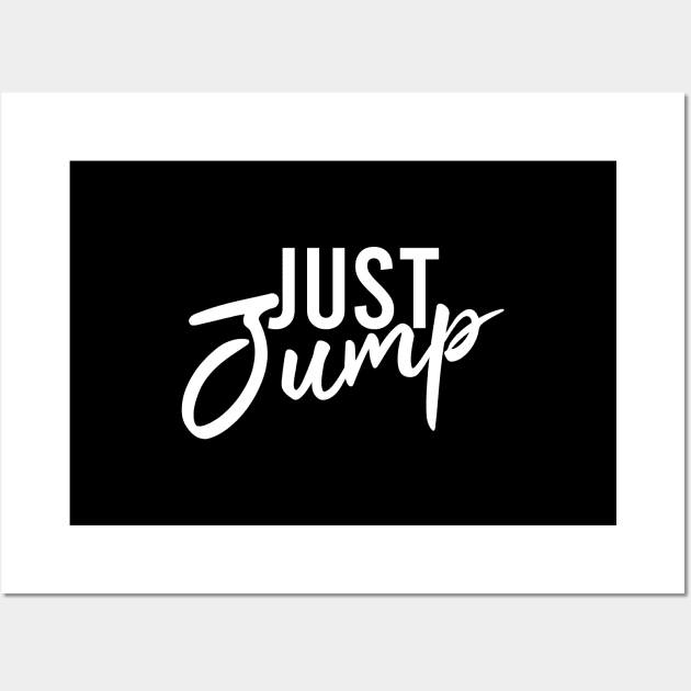 Just Jump Wall Art by Firts King